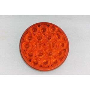 TruckLite 9190  4” Oval ORANGE LED Light Tail Stop & Turn b9016A Signal-Stat 12V